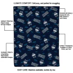 uconn huskies solid classic blue quilt blanket best selling