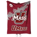 umass minutemen paint trail red quilt blanket best selling
