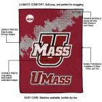 umass minutemen paint trail red quilt blanket best selling