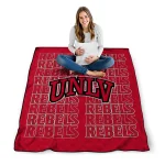 unlv rebels bold red quilt blanket best selling