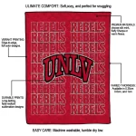 unlv rebels bold red quilt blanket best selling