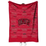 unlv rebels handdrawn stripes red quilt blanket best selling