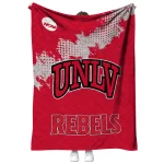 unlv rebels paint trail red quilt blanket best selling