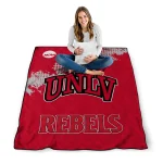 unlv rebels paint trail red quilt blanket best selling
