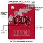 unlv rebels paint trail red quilt blanket best selling