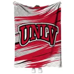 unlv rebels wild lines red white quilt blanket best selling