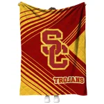 usc trojans arrow layers red quilt blanket best selling