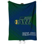 utah jazz arrow layers navy quilt blanket best selling