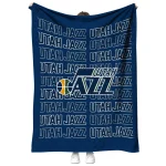 utah jazz bold red navy quilt blanket best selling