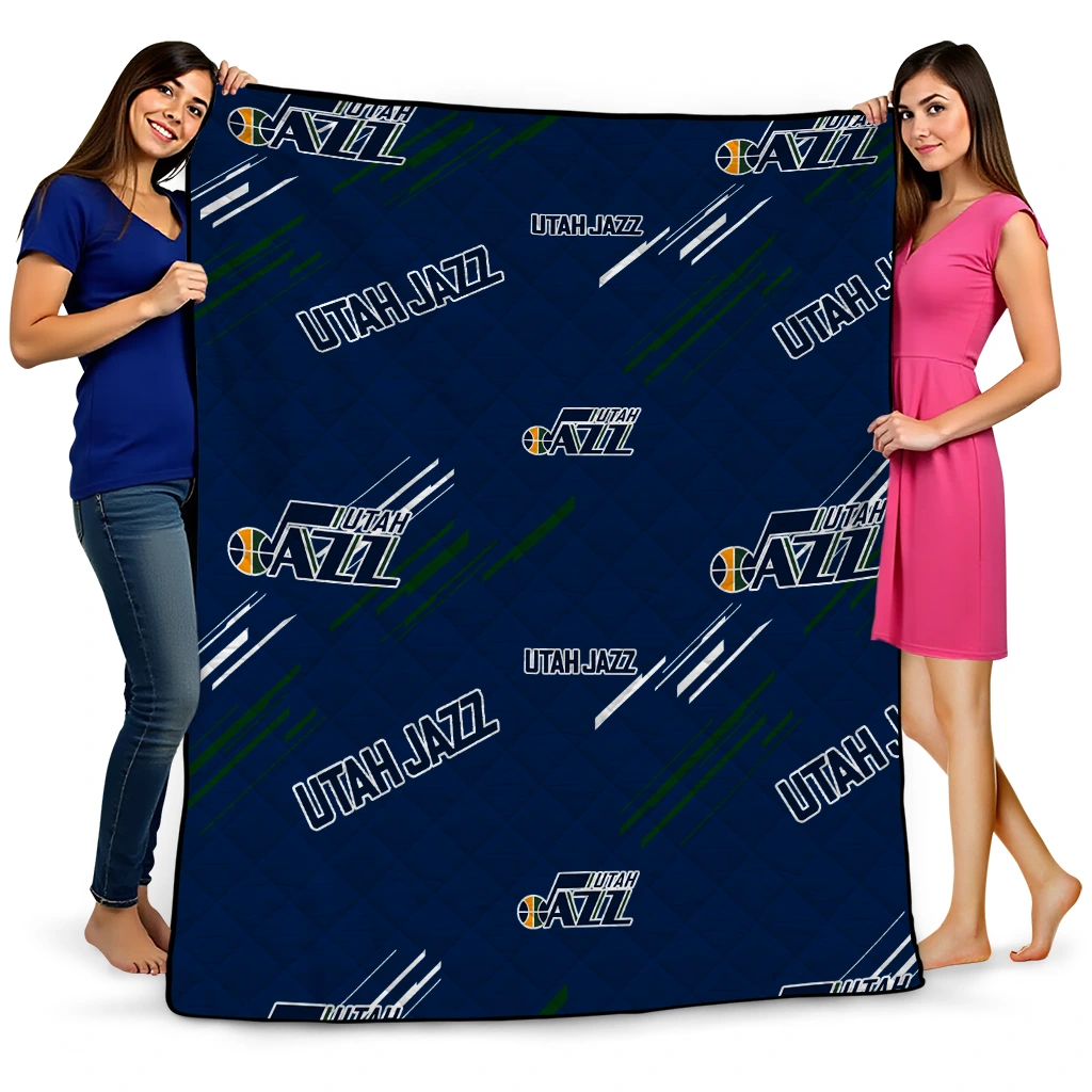 utah jazz sketch lines navy quilt blanket best selling utah jazz sketch lines navy quilt blanket best selling