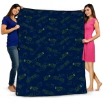 utah jazz solid classic navy quilt blanket best selling