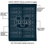 utah state aggies bold red navy quilt blanket best selling
