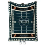 utah state aggies mickey player navy quilt blanket best selling