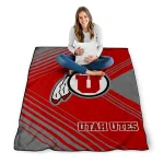 utah utes arrow layers red quilt blanket best selling