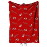 utah utes solid classic red quilt blanket best selling