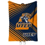 utep miners arrow layers blue quilt blanket best selling