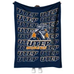 utep miners bold red blue quilt blanket best selling