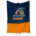 utep miners dot illusion blue quilt blanket best selling