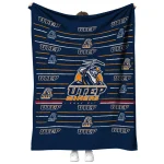 utep miners handdrawn stripes blue quilt blanket best selling