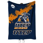 utep miners paint trail blue quilt blanket best selling