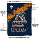 utep miners paint trail blue quilt blanket best selling