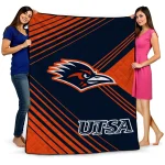 utsa roadrunners arrow layers orange quilt blanket best selling