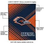 utsa roadrunners arrow layers orange quilt blanket best selling