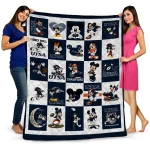 utsa roadrunners mickey mouse motif orange white quilt blanket best selling