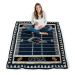 utsa roadrunners mickey player orange quilt blanket best selling