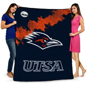 utsa roadrunners paint trail orange quilt blanket best selling