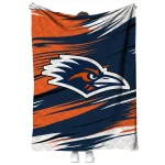 utsa roadrunners wild lines orange white quilt blanket best selling