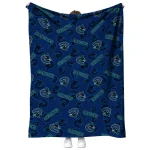 vancouver canucks solid classic blue quilt blanket best selling
