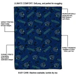 vancouver canucks solid classic blue quilt blanket best selling