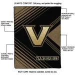 vanderbilt commodores arrow layers black quilt blanket best selling