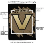 vanderbilt commodores block border black quilt blanket best selling