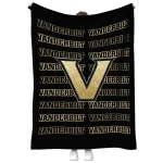 vanderbilt commodores bold red black quilt blanket best selling