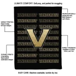 vanderbilt commodores bold red black quilt blanket best selling