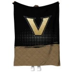 vanderbilt commodores dot illusion black quilt blanket best selling