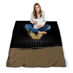 vanderbilt commodores dot illusion black quilt blanket best selling
