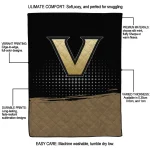 vanderbilt commodores dot illusion black quilt blanket best selling