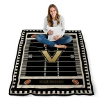 vanderbilt commodores mickey player black quilt blanket best selling