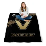 vanderbilt commodores paint trail black quilt blanket best selling
