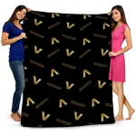 Vanderbilt Commodores Solid Classic Black Quilt Blanket 1 vanderbilt commodores solid classic black quilt blanket best selling