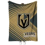 vegas golden knights arrow layers tan quilt blanket best selling