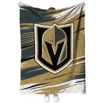 vegas golden knights wild lines tan white quilt blanket best selling