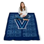 villanova wildcats bold red navy quilt blanket best selling