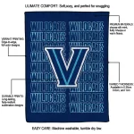 villanova wildcats bold red navy quilt blanket best selling
