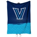 villanova wildcats dot illusion navy quilt blanket best selling