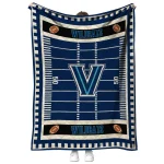 villanova wildcats mickey player navy quilt blanket best selling