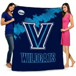 Villanova Wildcats Paint Trail Navy Quilt Blanket 1 villanova wildcats paint trail navy quilt blanket best selling
